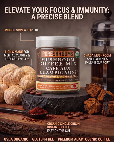 Focus Create Instant Mushroom Coffee