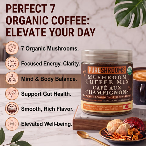 Perfect 7 Instant Mushroom Coffee