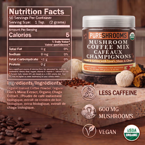 Focus Create Instant Mushroom Coffee