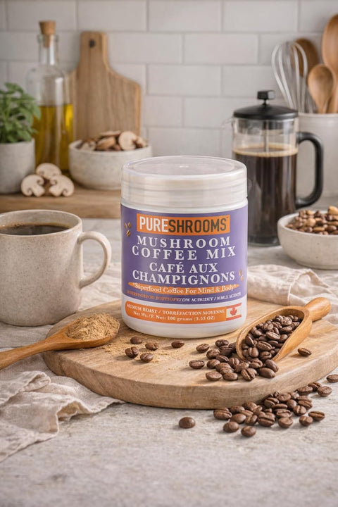 Superfood Mushroom Coffee for Protein Shakes & Smoothies