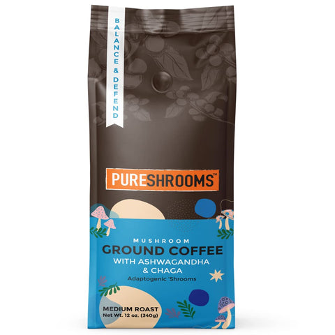 Balance & Defend Ground Mushroom Coffee image 0