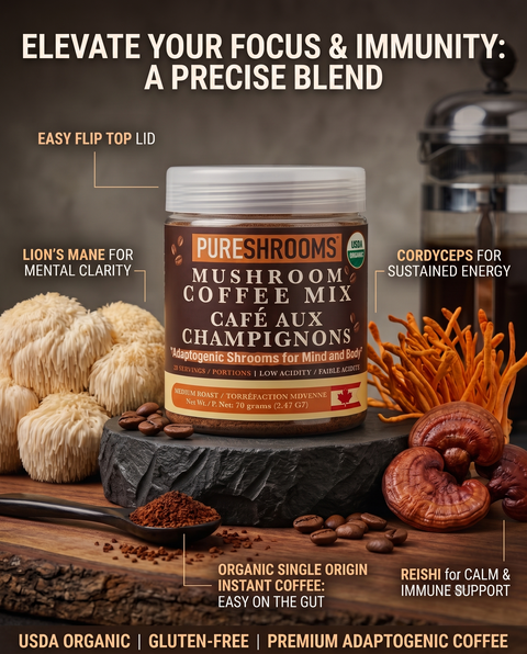 Mind & Body Mushroom Instant Coffee