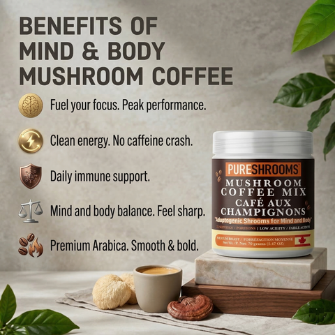 Mind & Body Mushroom Instant Coffee