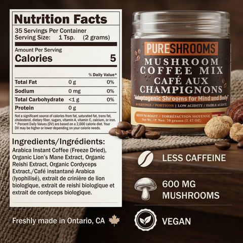 Mind & Body Mushroom Instant Coffee