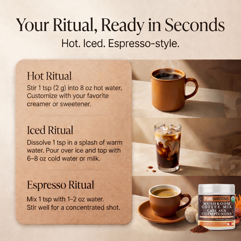 Mind & Body Mushroom Instant Coffee