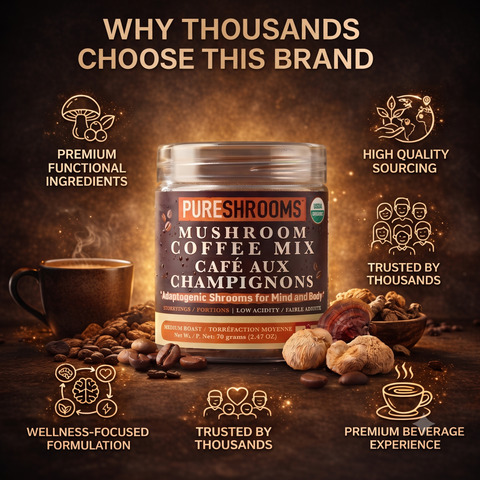 Mind & Body Mushroom Instant Coffee