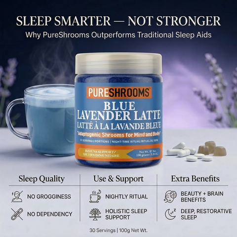 Blue Lavender Latte