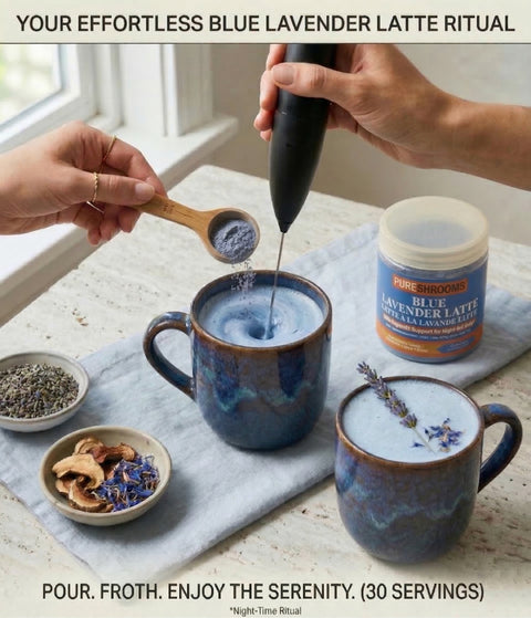 Blue Lavender Latte
