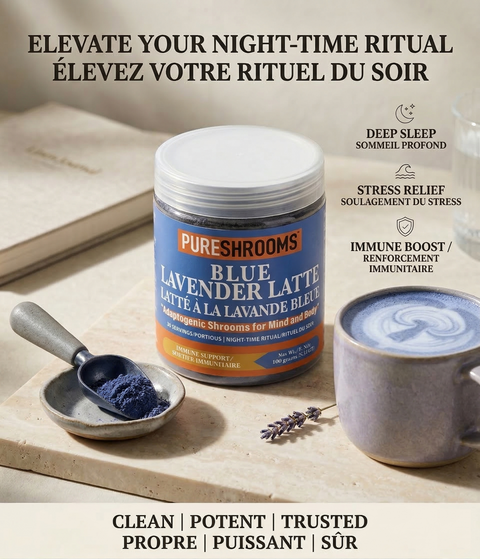 Blue Lavender Latte