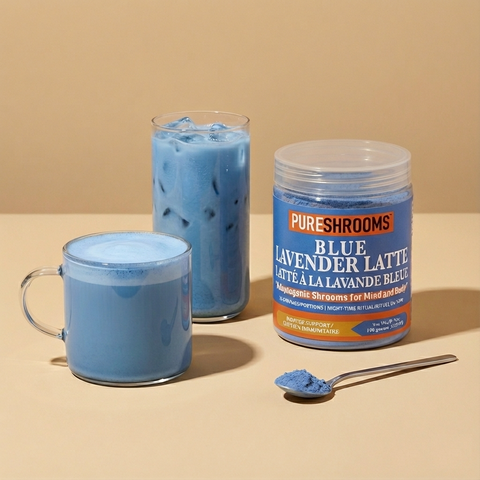 Blue Lavender Latte