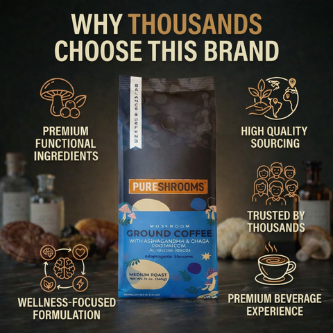 Balance & Defend Ground Mushroom Coffee