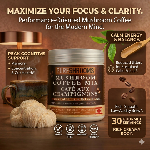 Focus & Think Instant Mushroom Coffee