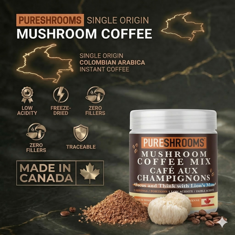 Focus & Think Instant Mushroom Coffee