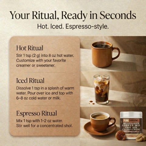 Focus & Think Instant Mushroom Coffee