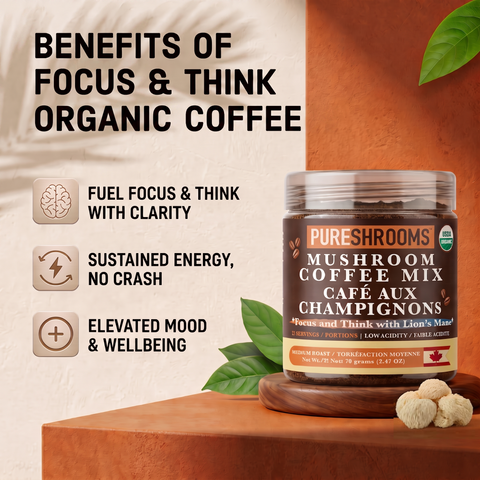 Focus & Think Instant Mushroom Coffee