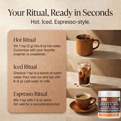 Focus & Think Instant Mushroom Coffee