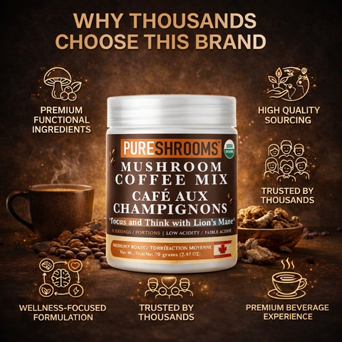 Focus & Think Instant Mushroom Coffee