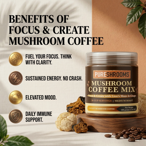 Focus Create Instant Mushroom Coffee