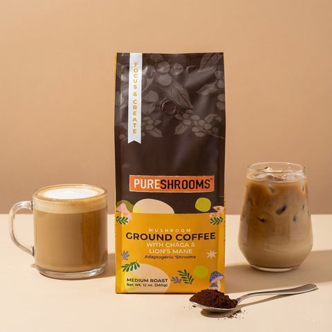 Focus and Create Ground Mushroom Coffee