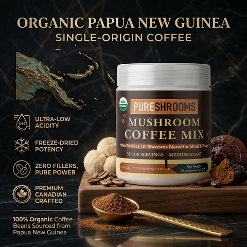 Perfect 10 Organic Instant Mushroom Coffee