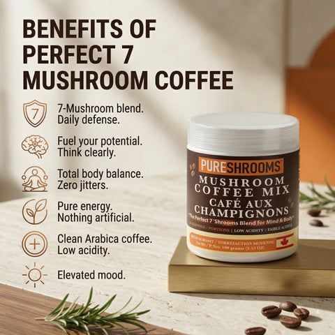 Perfect 7 Instant Mushroom Coffee