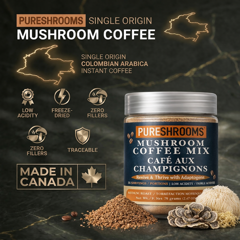 Mushroom Sea Moss Instant Coffee