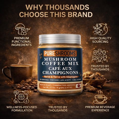Mushroom Sea Moss Instant Coffee