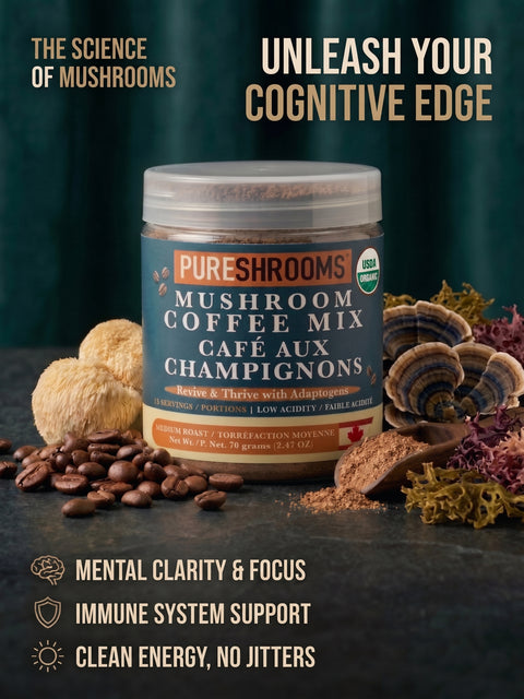 Mushroom Sea Moss Instant Coffee